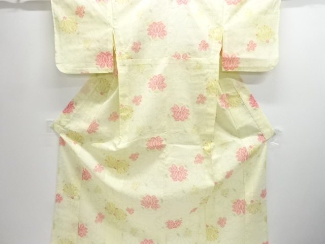 花模様夏着物